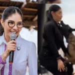 "Un gesto agresivo desborda la normalidad: un perro policía salta sobre la alcaldesa de Tepic, Geraldine Ponce, y genera alarmas en la comunidad política"