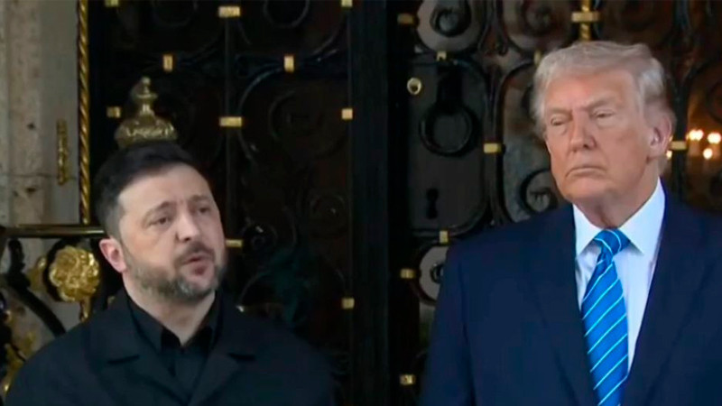 Sostienen conversación vía telefónica Trump y Zelenski