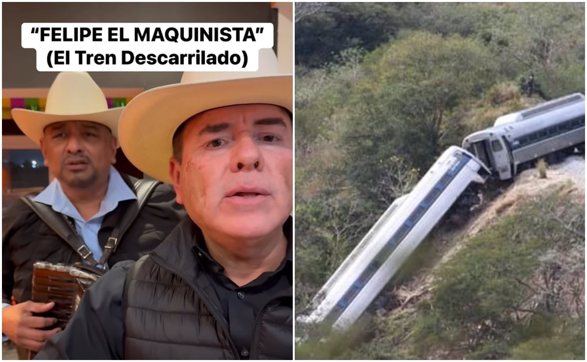 VIDEO: Lanzan corrido "Felipe el maquinista" por caso del descarrilamiento del Tren Interoceánico en Oaxaca